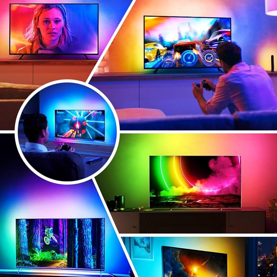 Amazon.co.jp: LEDストリップライト同期、テレビ用LEDライト